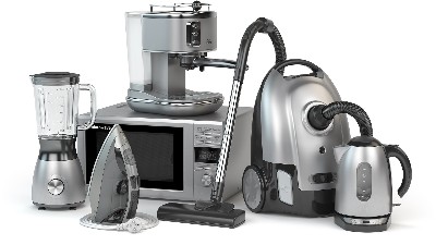 千庫網_家用電器。在 w 上隔離的家用廚房工藝集_攝影圖編號20173254
