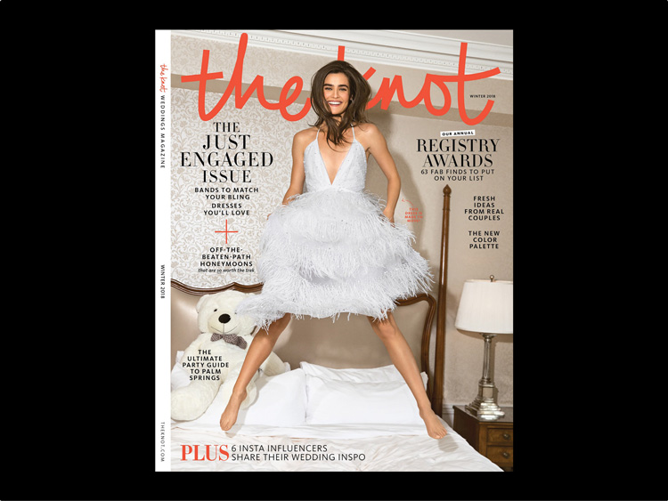 TheKnot婚禮策劃服務公司品牌形象升級改造案例，方案涉及廣告語和logo設計 