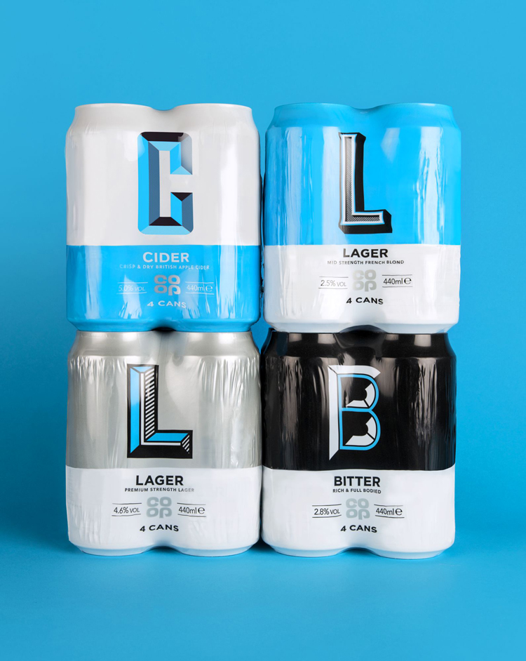 酒精飲料系列品牌vi設計,啤酒、蘋果汁和烈酒包裝設計案例分析