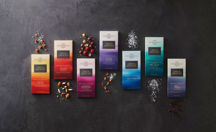 巧克力品牌視覺VI形象設計,放縱和奢華