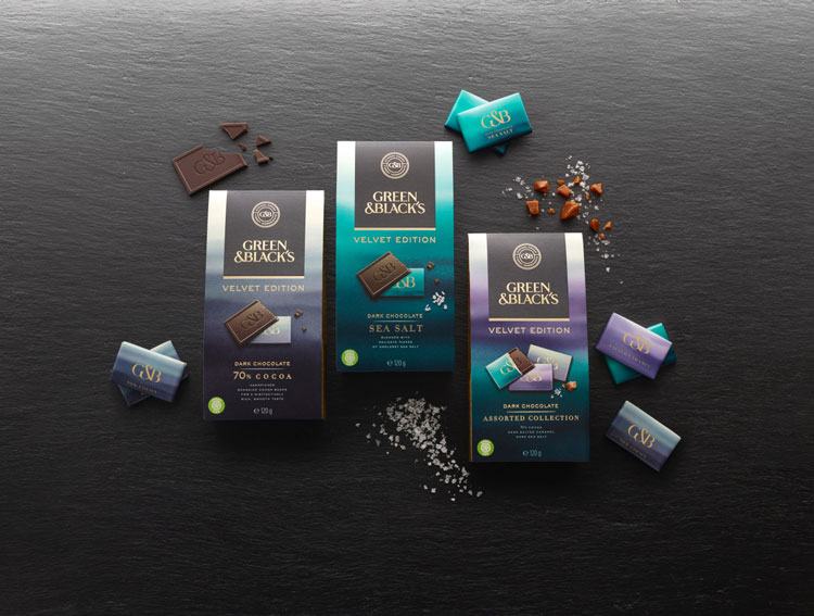 巧克力品牌視覺VI形象設計,放縱和奢華