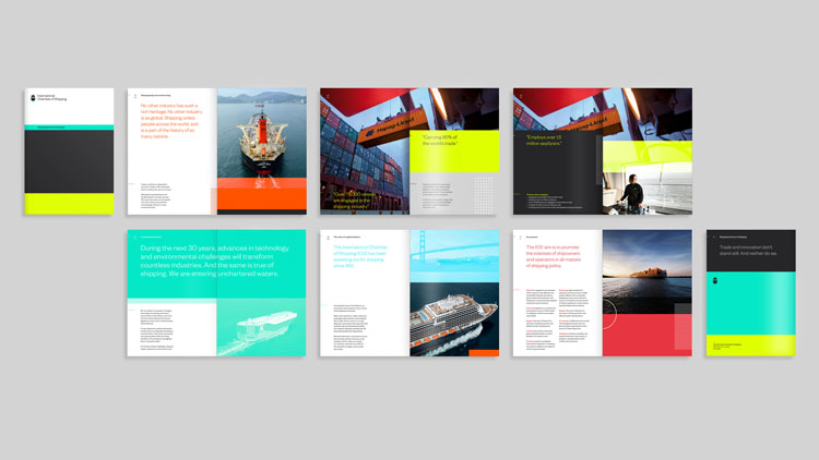 工會國際航運商會logo設計,創新的vi形象設計