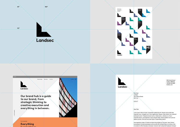 Landsec商業(yè)地產(chǎn)公司品牌命名和品牌vi形象設(shè)計(jì)