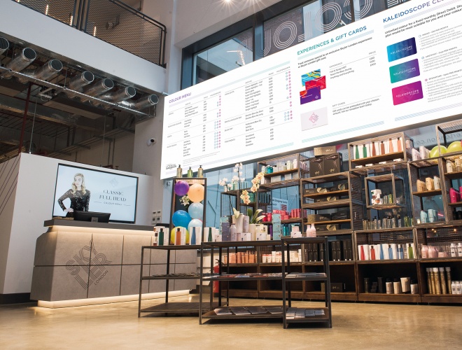 倫敦斯凱勒美發(fā)沙龍品牌設(shè)計(jì)和室內(nèi)空間設(shè)計(jì)