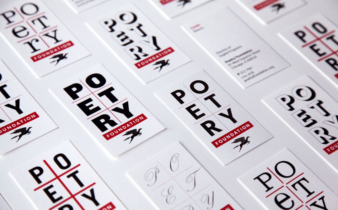 美國詩歌基金會vi視覺形象設(shè)計,千變?nèi)f化