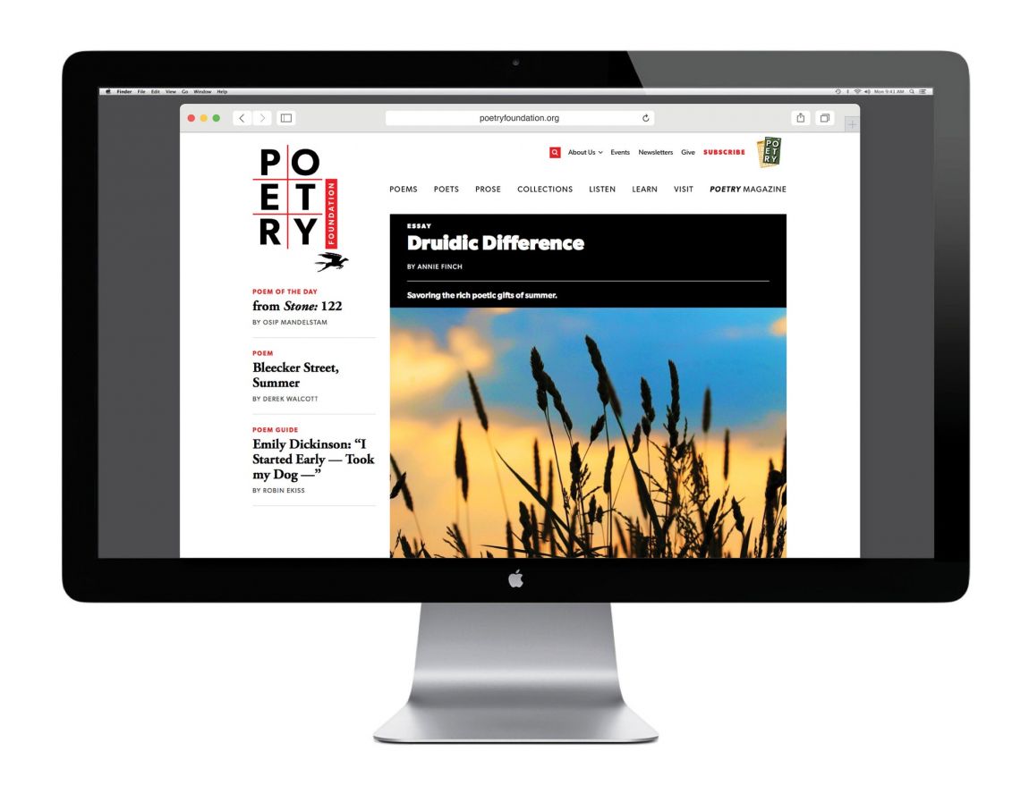 美國詩歌基金會vi視覺形象設(shè)計,千變?nèi)f化