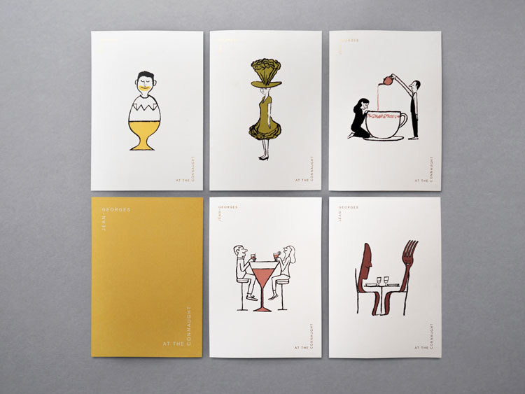 諾特餐廳vi設計,插畫風格品牌形象設計
