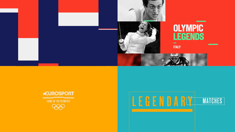 歐洲體育電視臺奧運會報道vis視覺識別系統設計