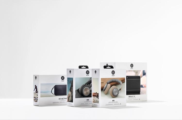 B&OPlay音樂產品品牌logo設計, 包裝設計