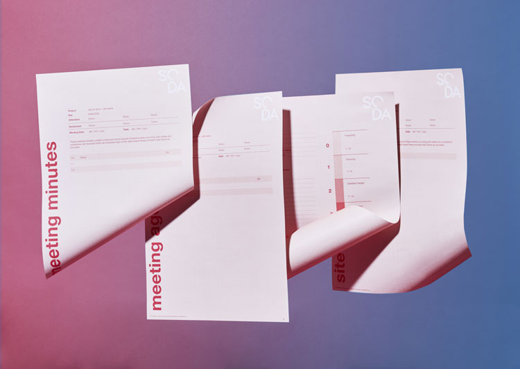 SODA建筑公司品牌vi設(shè)計(jì)，建筑logo設(shè)計(jì)