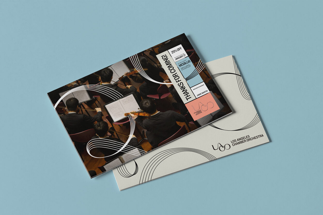 洛杉磯管弦樂隊LACO視覺形象設計，vi設計