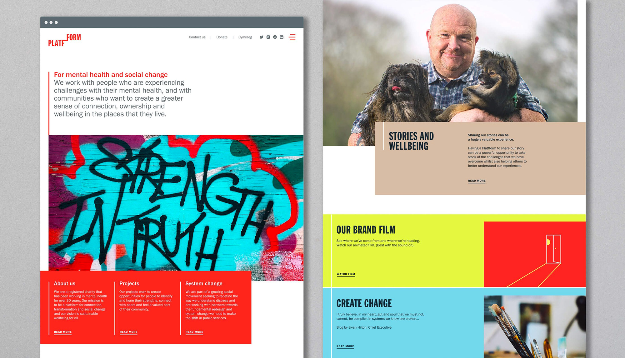 Platfform 精神健康慈善機(jī)構(gòu)視覺(jué)識(shí)別設(shè)計(jì)