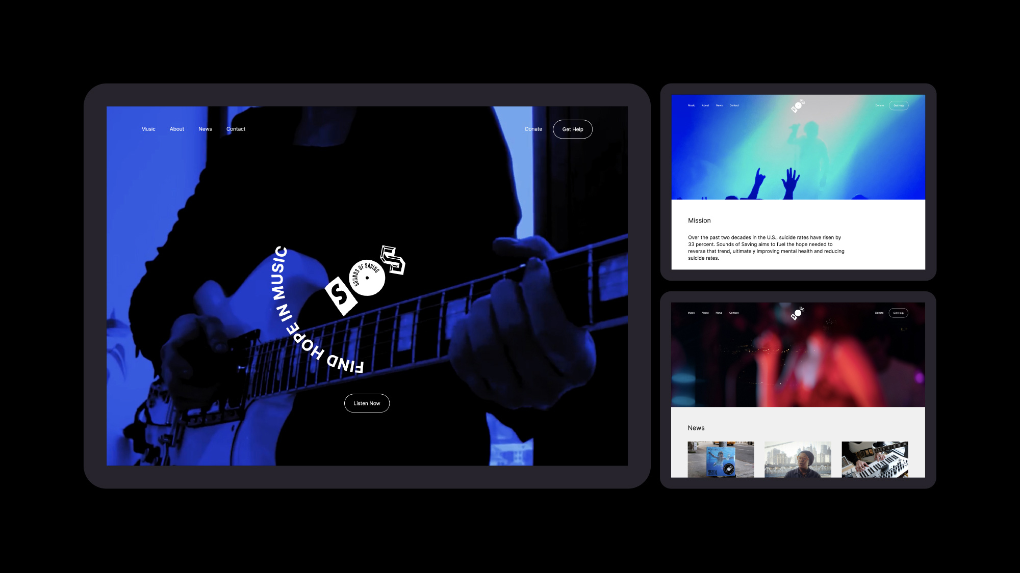 拯救之聲品牌塑造vi設(shè)計，廣告設(shè)計