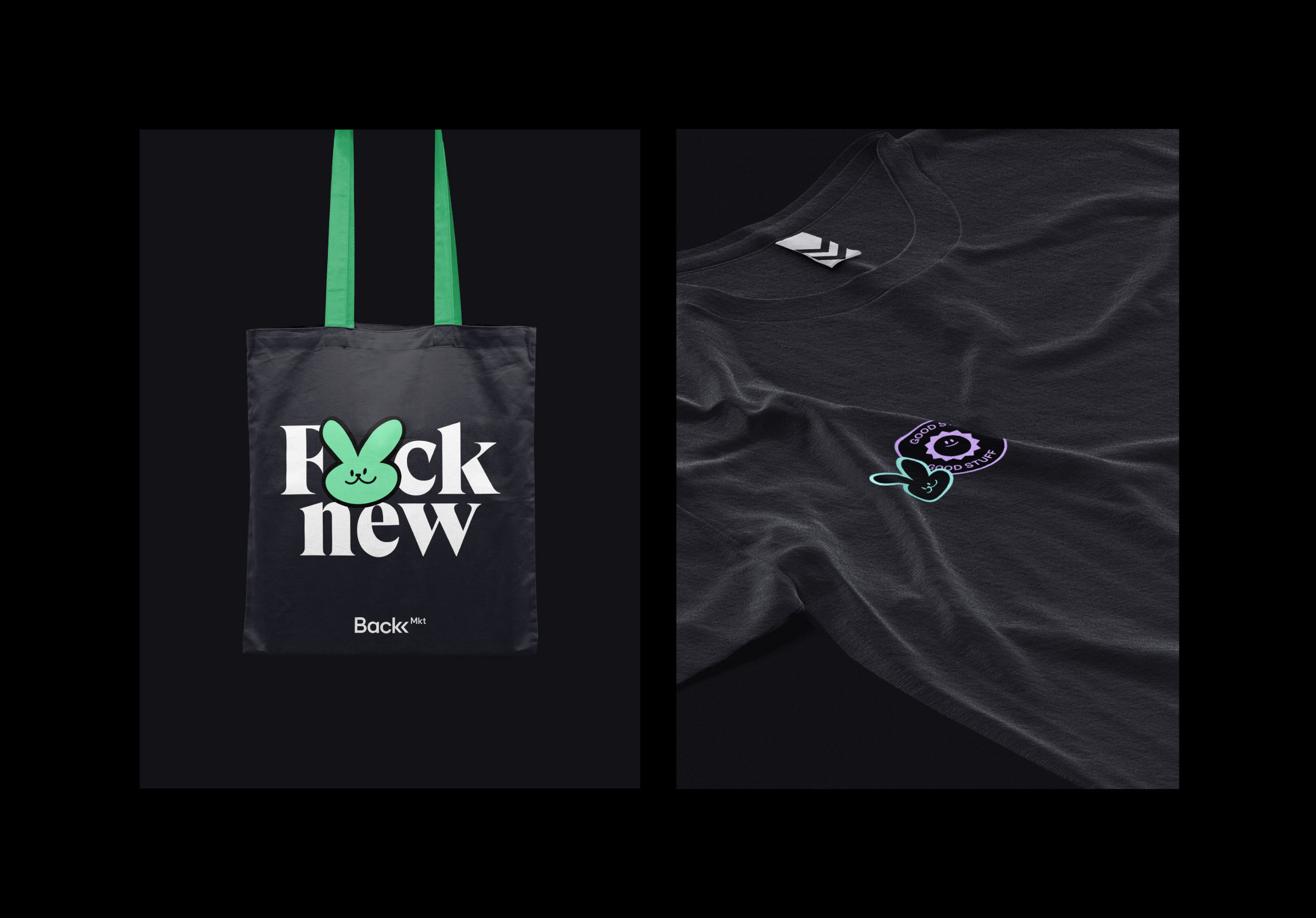 Back Market電子設備翻新服務商公司vi設計,手提袋設計